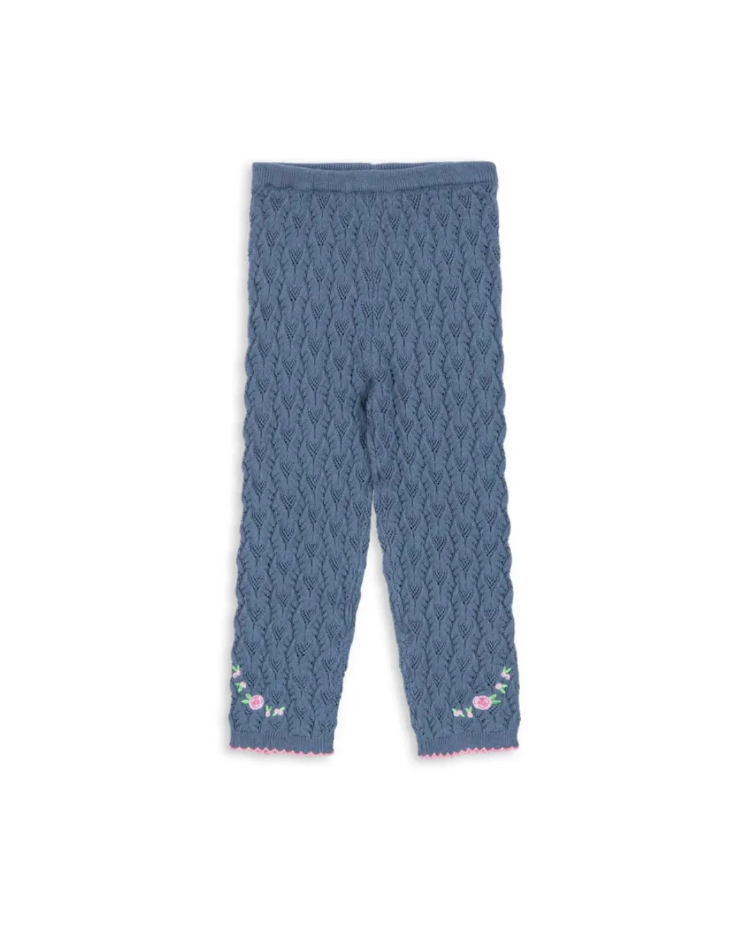 Konges Sløjd - spodnie ażurowe wełniane Rosier Ashley Blue Konges Sløjd - spodnie ażurowe wełniane Rosier Ashley Blue