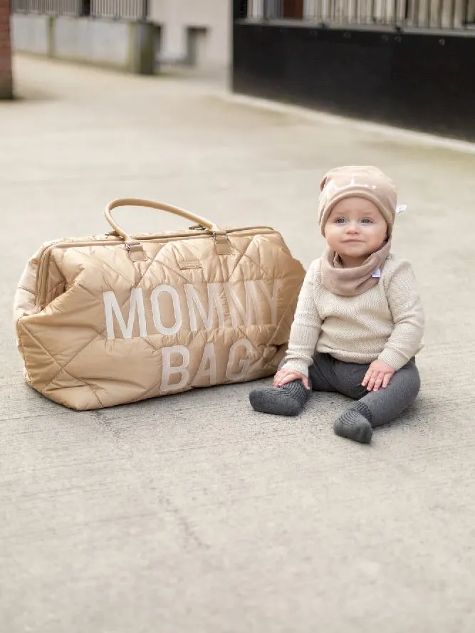 Childhome - Torba Mommy Bag Pikowana Beżowa Childhome - Torba Mommy Bag Pikowana Beżowa