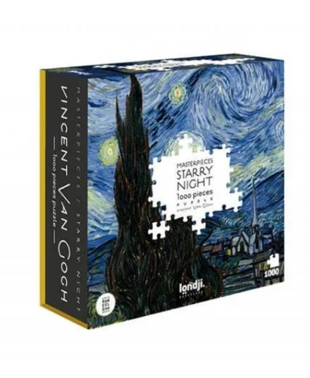 Londji - puzzle 1000 elementów Starry Night Van Gogh