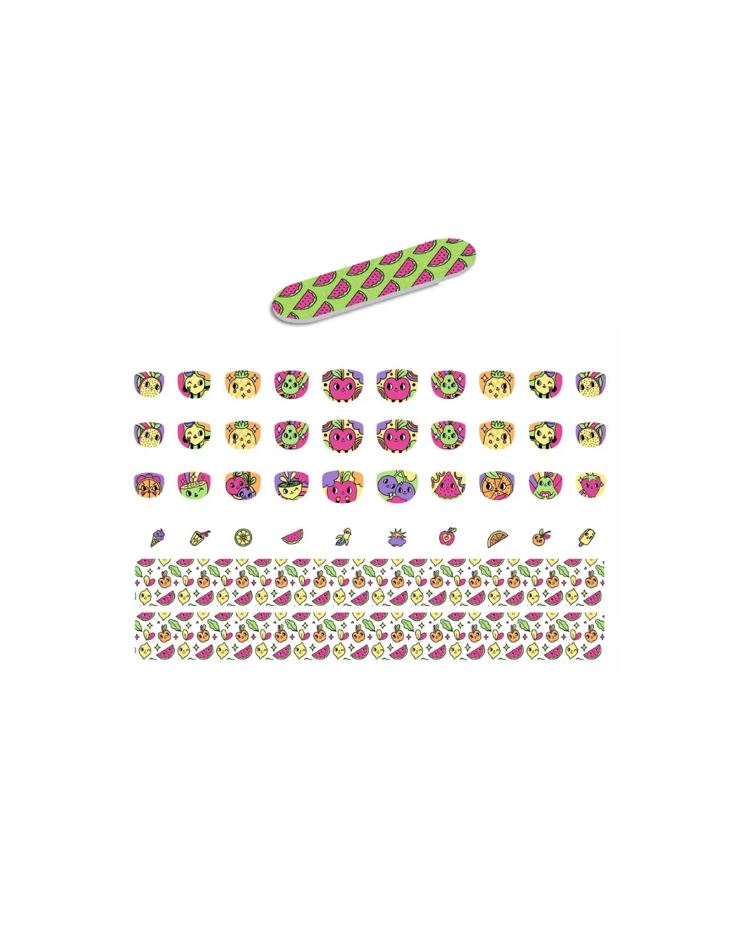 Djeco - naklejki na paznokcie dla dzieci owoce