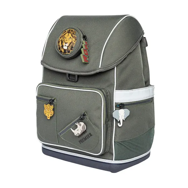 Jeune Premier - plecak szkolny dla dziecka Ergomaxx Big Five Khaki