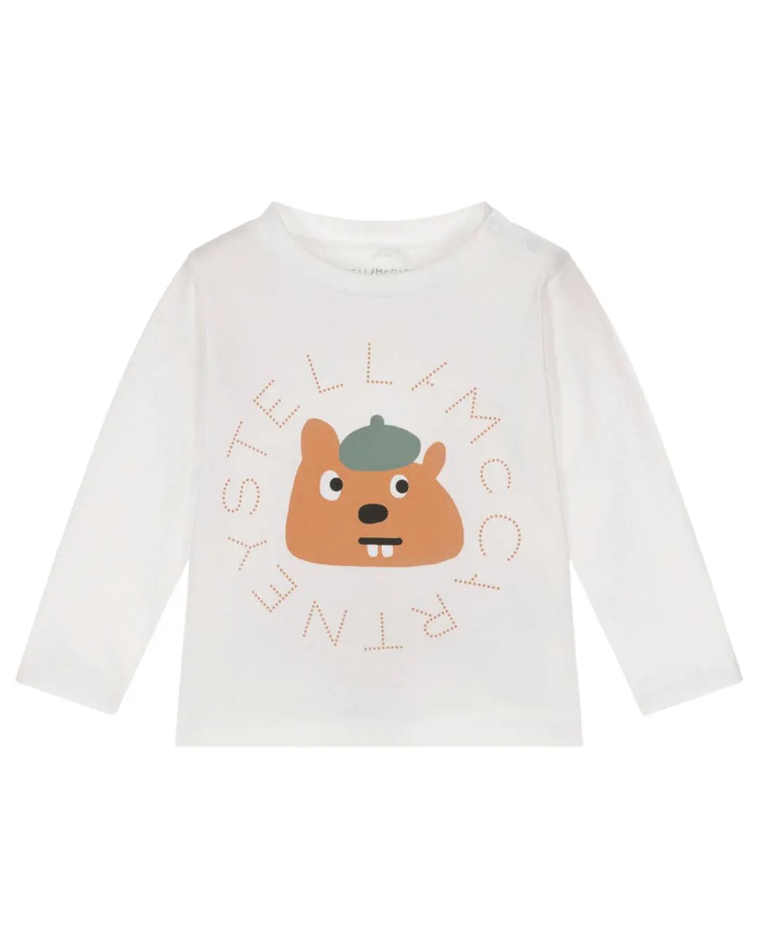 Stella McCartney - koszulka chłopięca z długim rękawem Squirrel