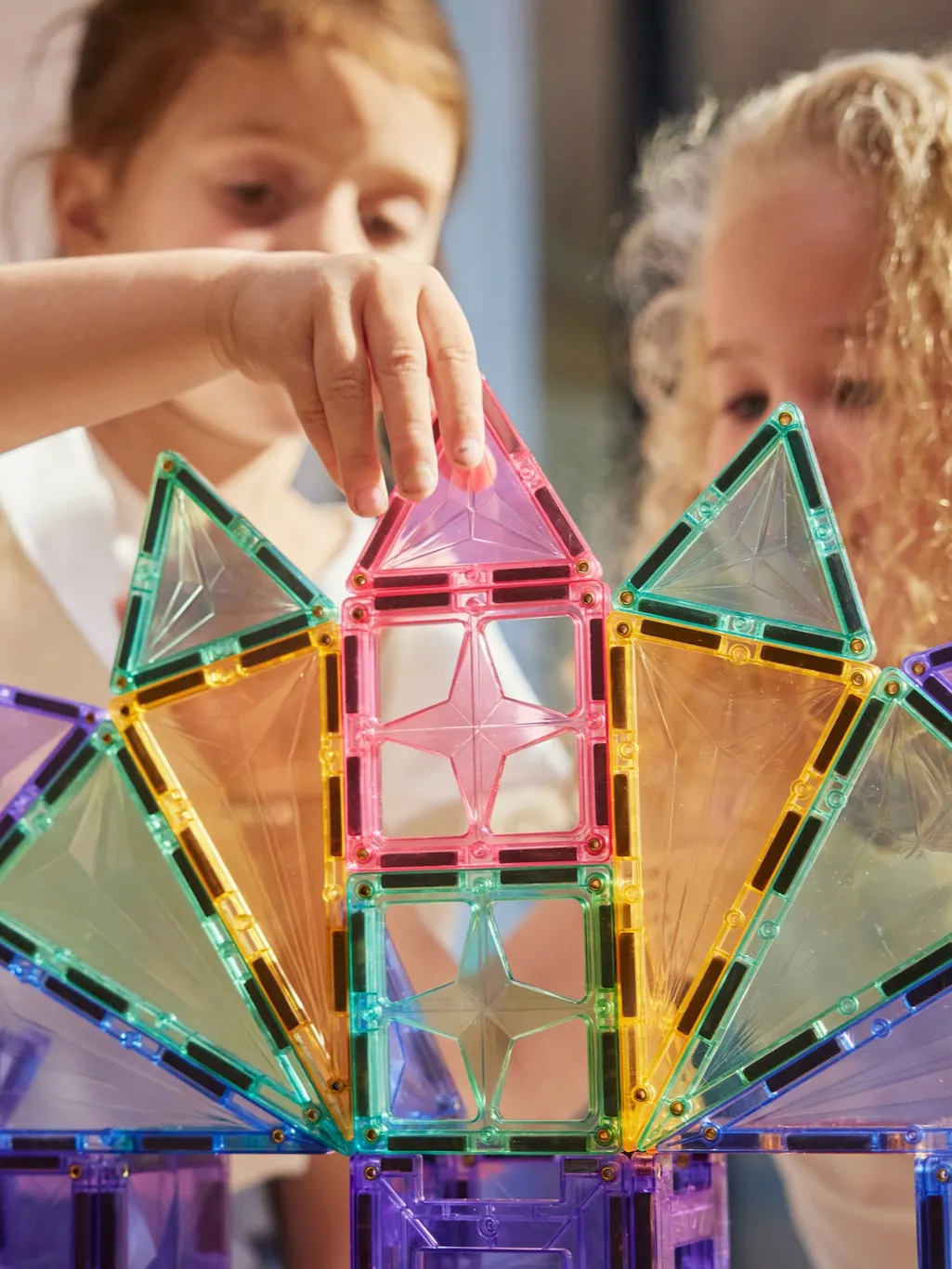 Cleverclixx - klocki magnetyczne Large Creative Pack Pastel 125 elementów