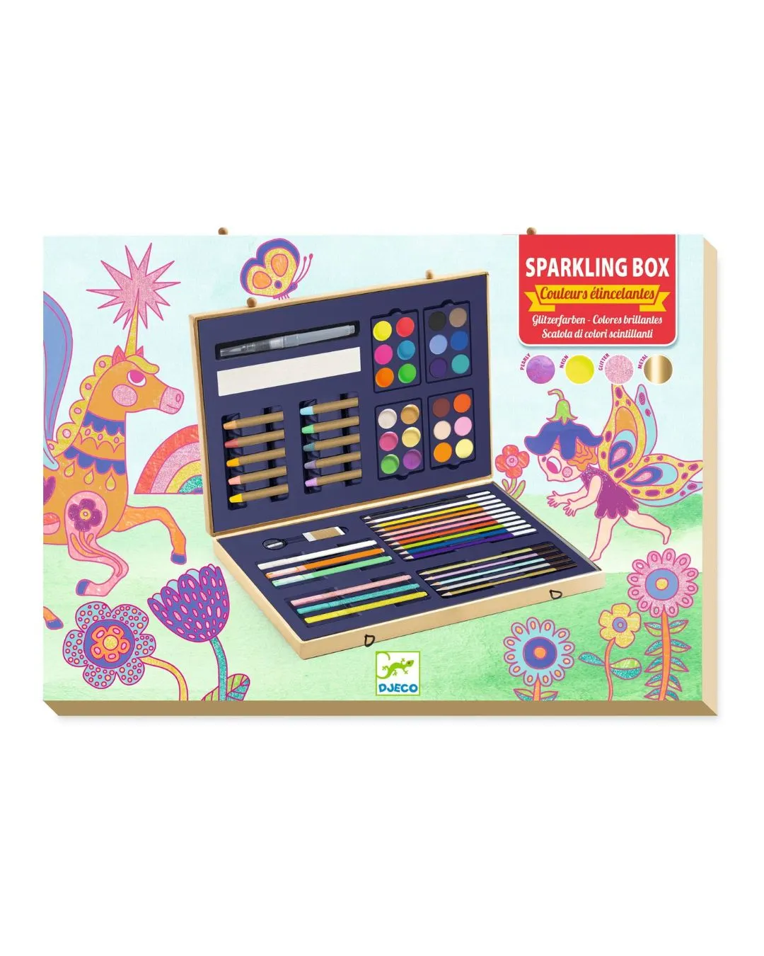 Djeco - duży zestaw artystyczny dla dziecka w walizce