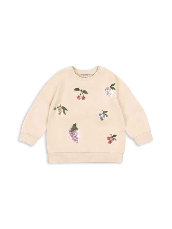 Konges Sløjd - bluza Lou Sequin Sweat Shirt Brazillian Sand