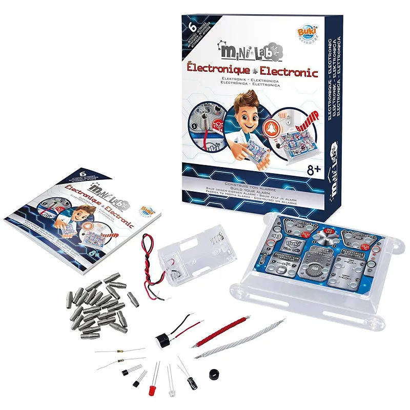 Buki - zestaw do tworzenia elektronicznych eksperymentów Mini lab Elektronika