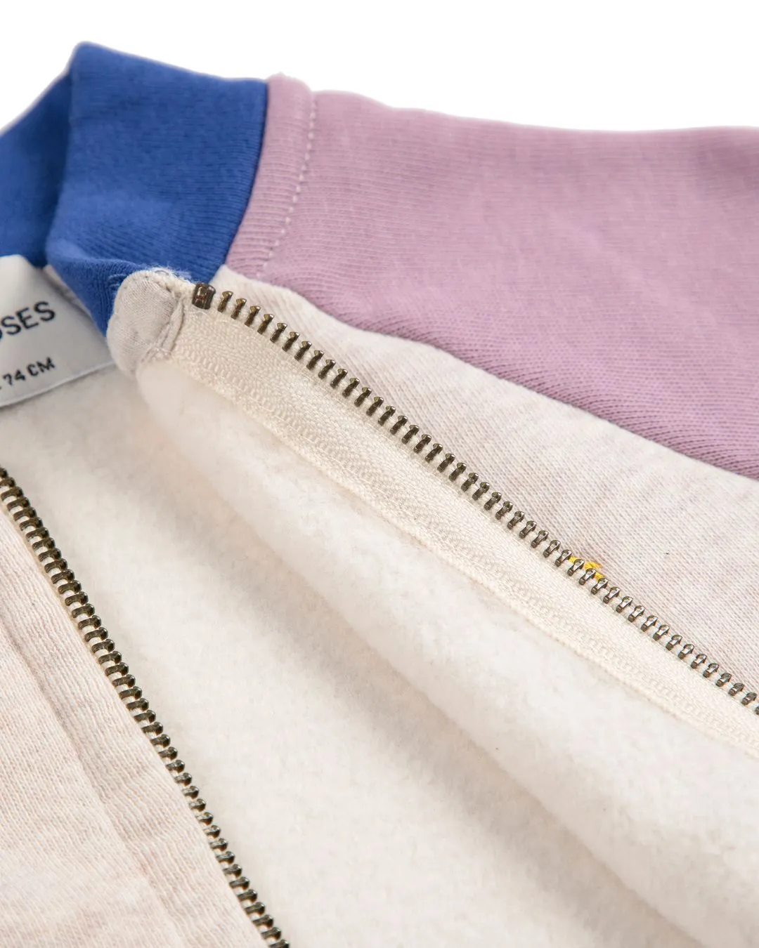 BOBO CHOSES - bluza zapinana niemowlęca Tic Tac Toe Color Block Zipped BOBO CHOSES - bluza zapinana niemowlęca Tic Tac Toe Color Block Zipped