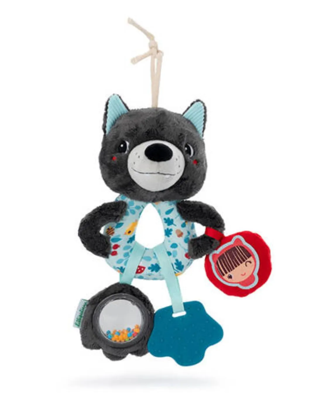 Lilliputiens - grzechotka wielofunkcyjna Wilk Louis Lilliputiens - grzechotka wielofunkcyjna Wilk Louis