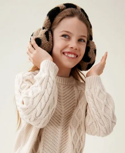 Liewood - futrzane nauszniki dziecięce Albero Mega Leo Liewood - futrzane nauszniki dziecięce Albero Mega Leo