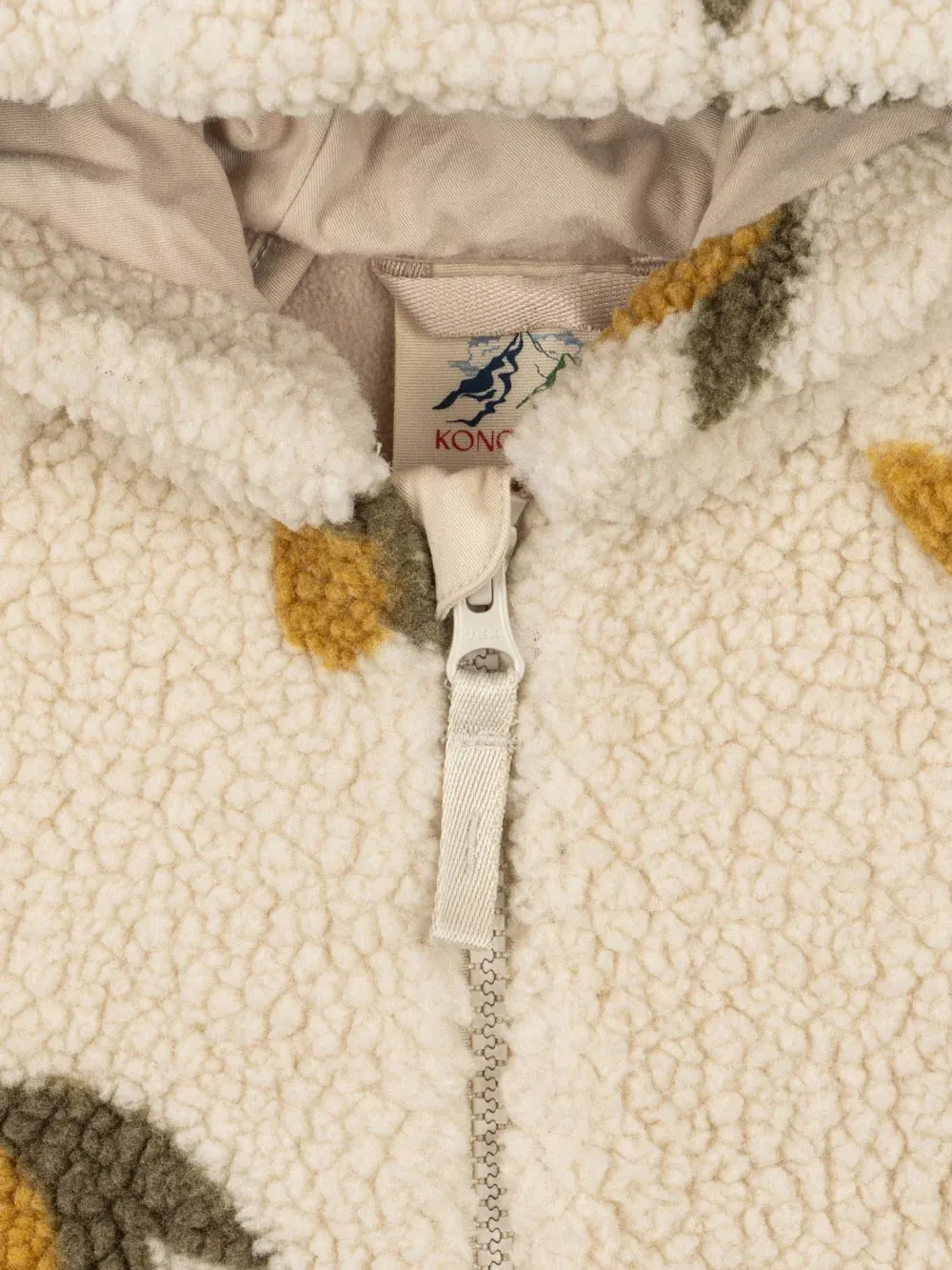 Konges Sløjd - kombinezon niemowlęcy Jody Teddy Onesie Mon Grand Citron