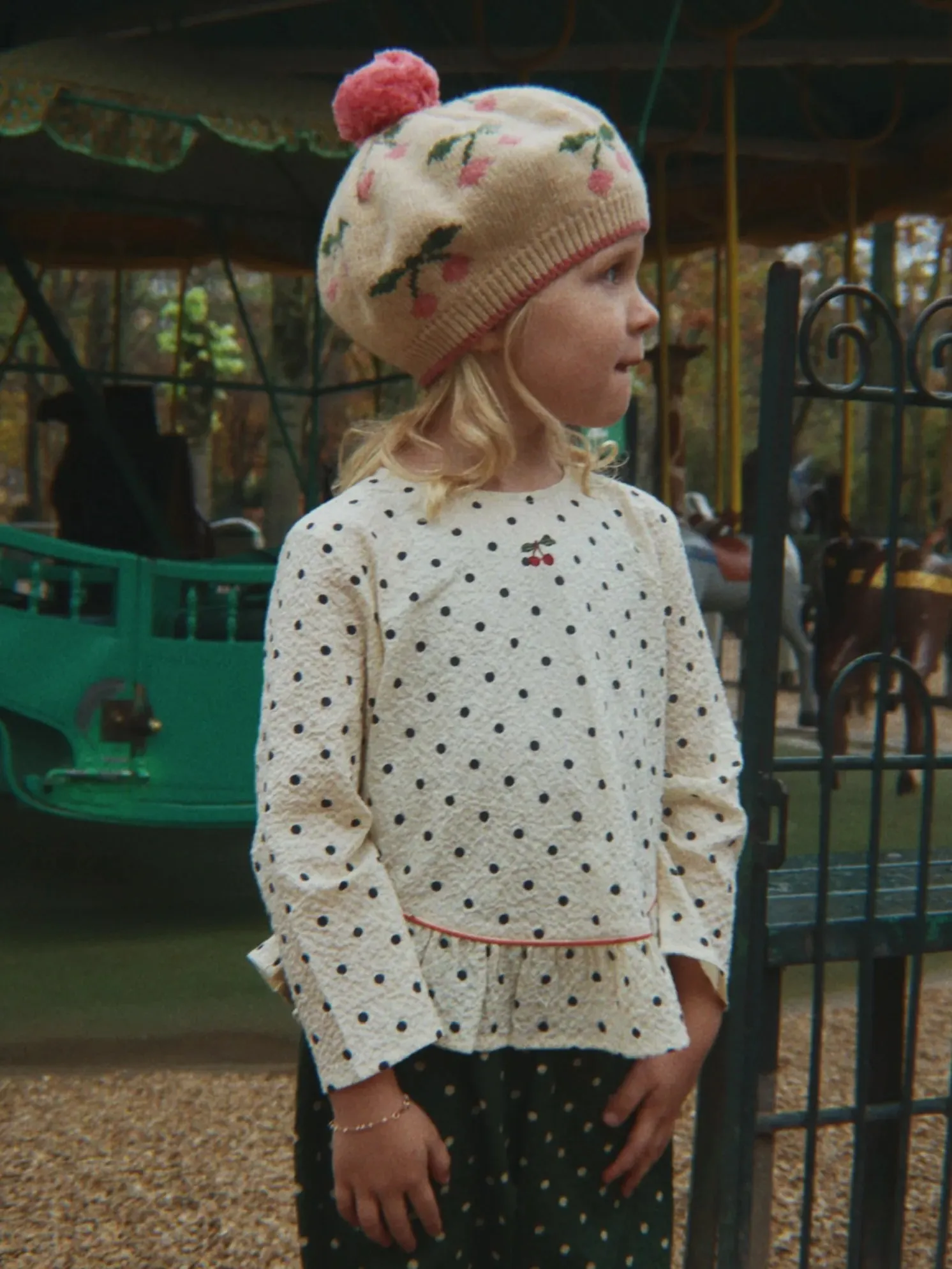 Konges Sløjd - beret Belou Cherry Konges Sløjd - beret Belou Cherry