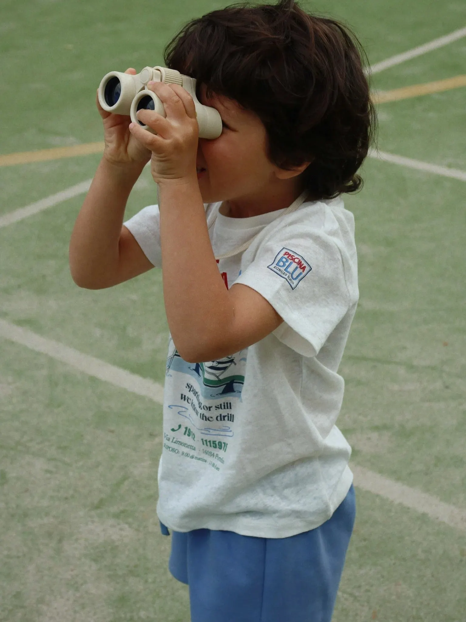 Konges Sløjd - bawełniane szorty dresowe Loumilla Colony Blue