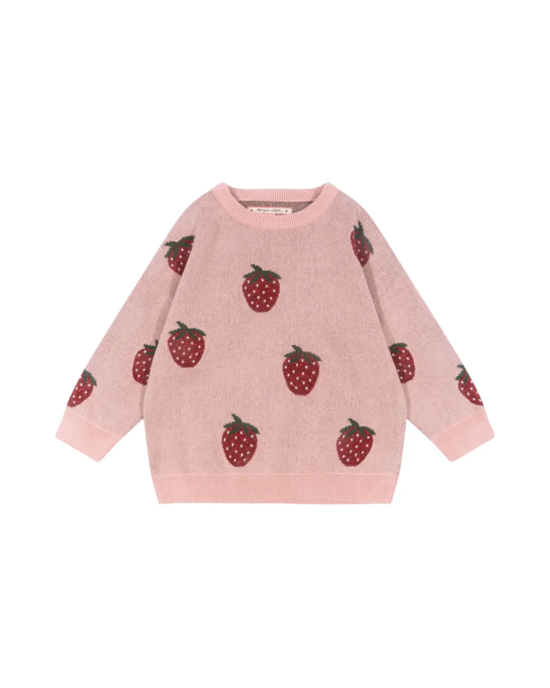 Konges Sløjd - sweter bawełniany dziecięcy Lapis Knit Blouse Strawberry Konges Sløjd - sweter bawełniany dziecięcy Lapis Knit Blouse Strawberry