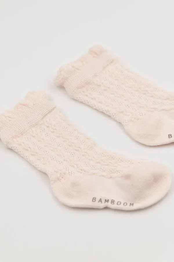 Bamboom - bambusowe skarpetki ażurowe jasnoróżowe Bamboom - bambusowe skarpetki ażurowe jasnoróżowe