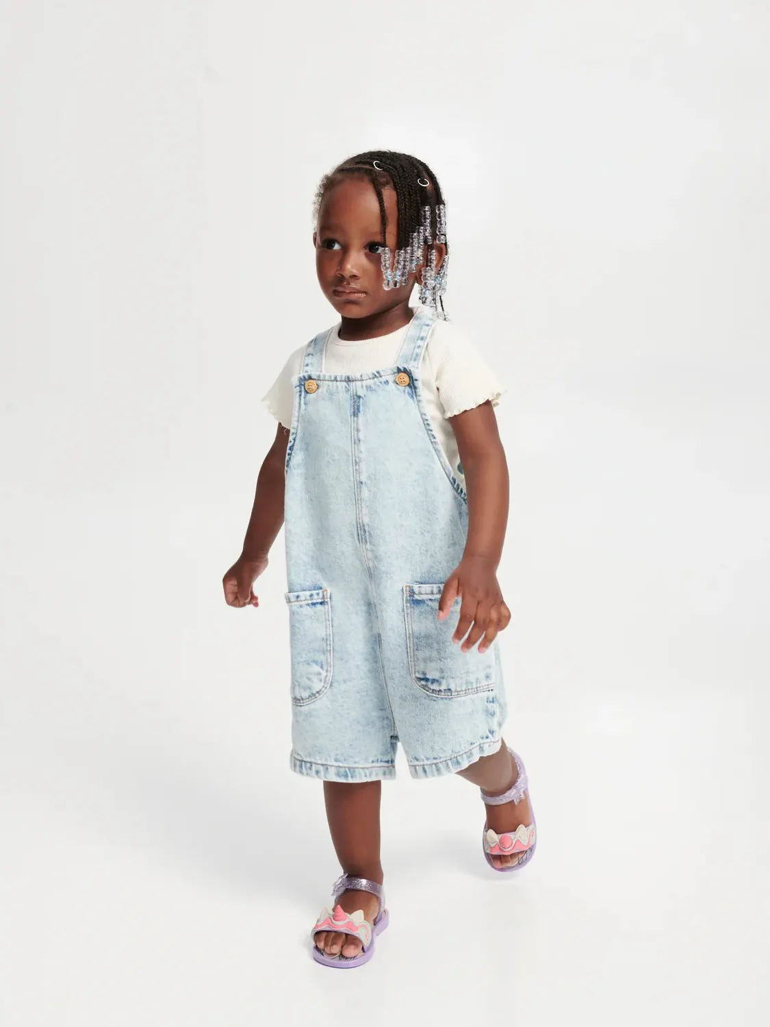 Mini Melissa - sandałki Mar Uni BB Glitter Lillac