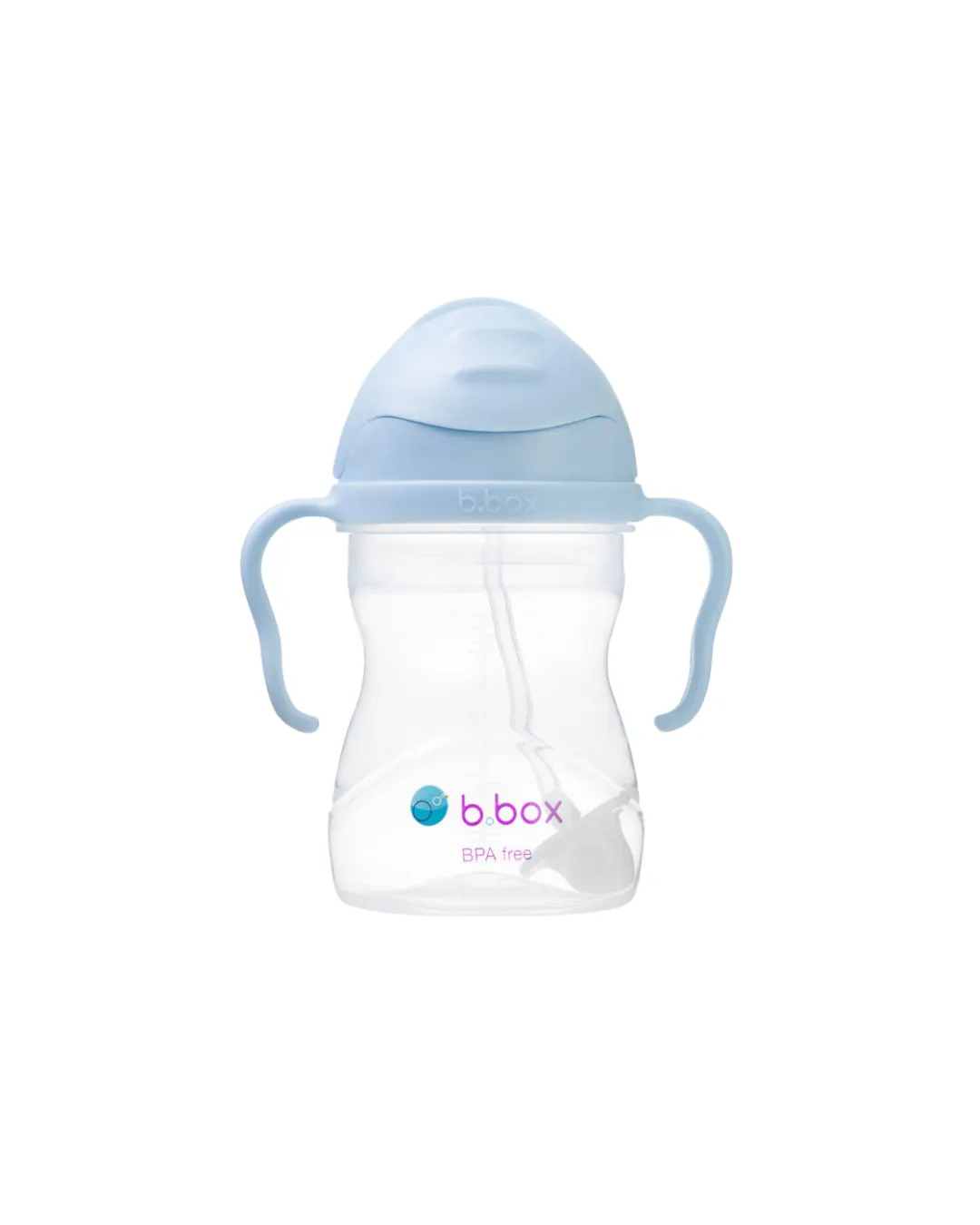 B.box - bidon dla dzieci - kubek niekapek ze słomką 240 ml Gelato Bubblegum