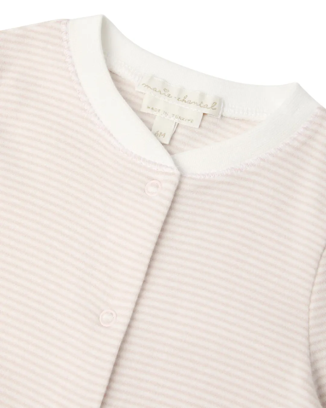 Marie-Chantal - zestaw dwóch pajacyków Dalton Stripe Pink Marie-Chantal - zestaw dwóch pajacyków Dalton Stripe Pink