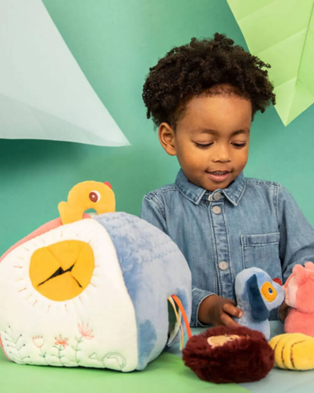 Lilliputiens - domek aktywizujący z grzechotkami Piesek Jules 9 m+ Lilliputiens - domek aktywizujący z grzechotkami Piesek Jules 9 m+