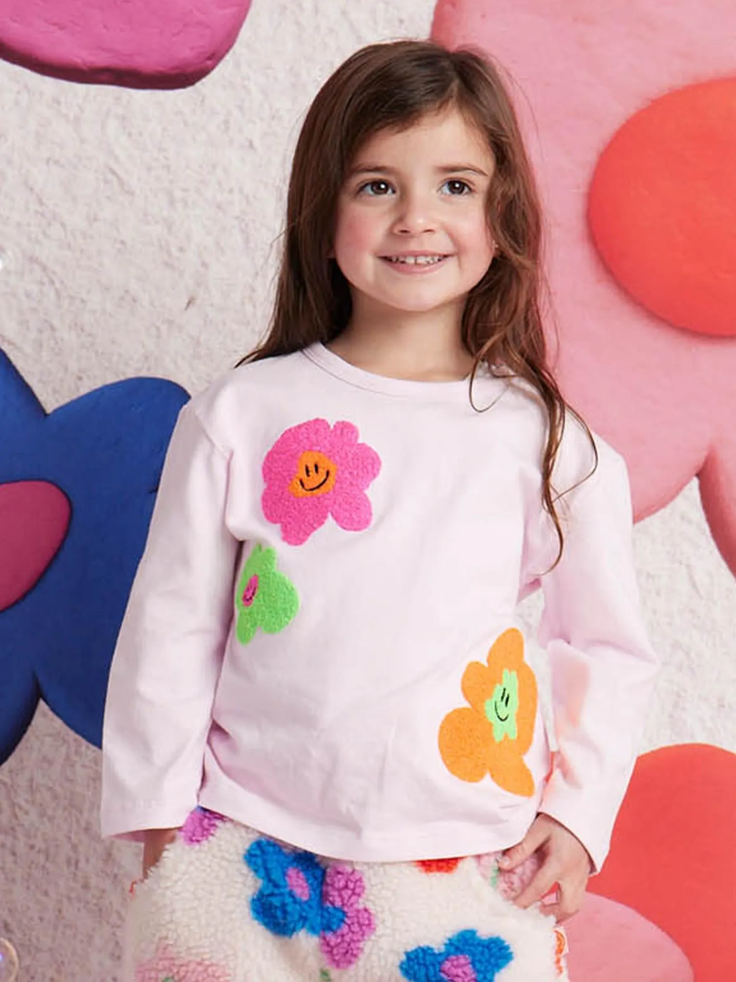 Halcyon Nights - t-shirt z długim rękawem z aplikacją Hej Blomma!