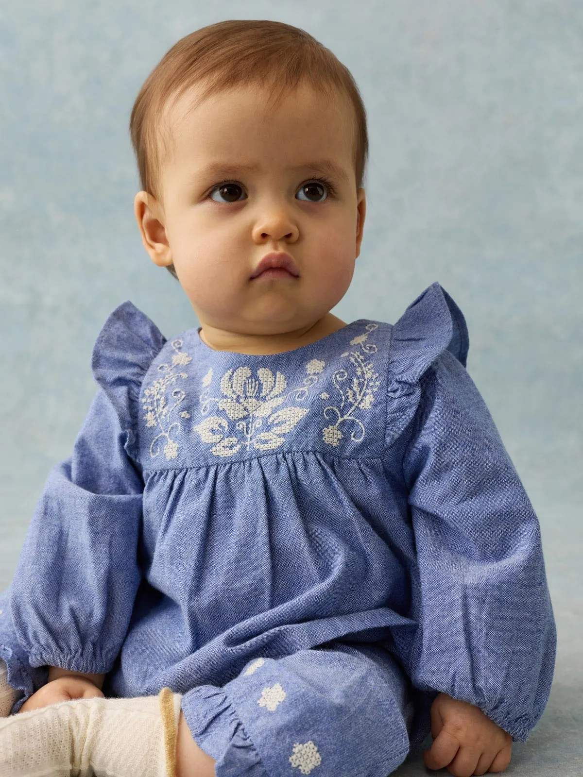 Louise Misha - zestaw bluzka i spodnie Mikani Light Blue Louise Misha - zestaw bluzka i spodnie Mikani Light Blue