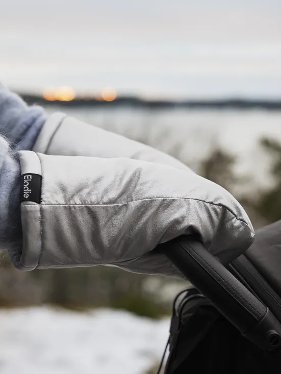 Elodie Details - mufki do wózka Silver Sheen