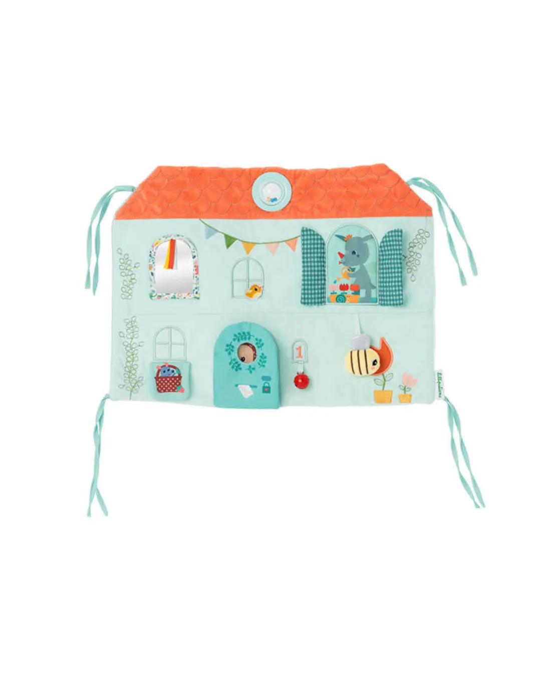 Lilliputiens - miękka tablica aktywizująca do zabawy Domek Sarenki Stelli i Smoka Joe Lilliputiens - miękka tablica aktywizująca do zabawy Domek Sarenki Stelli i Smoka Joe