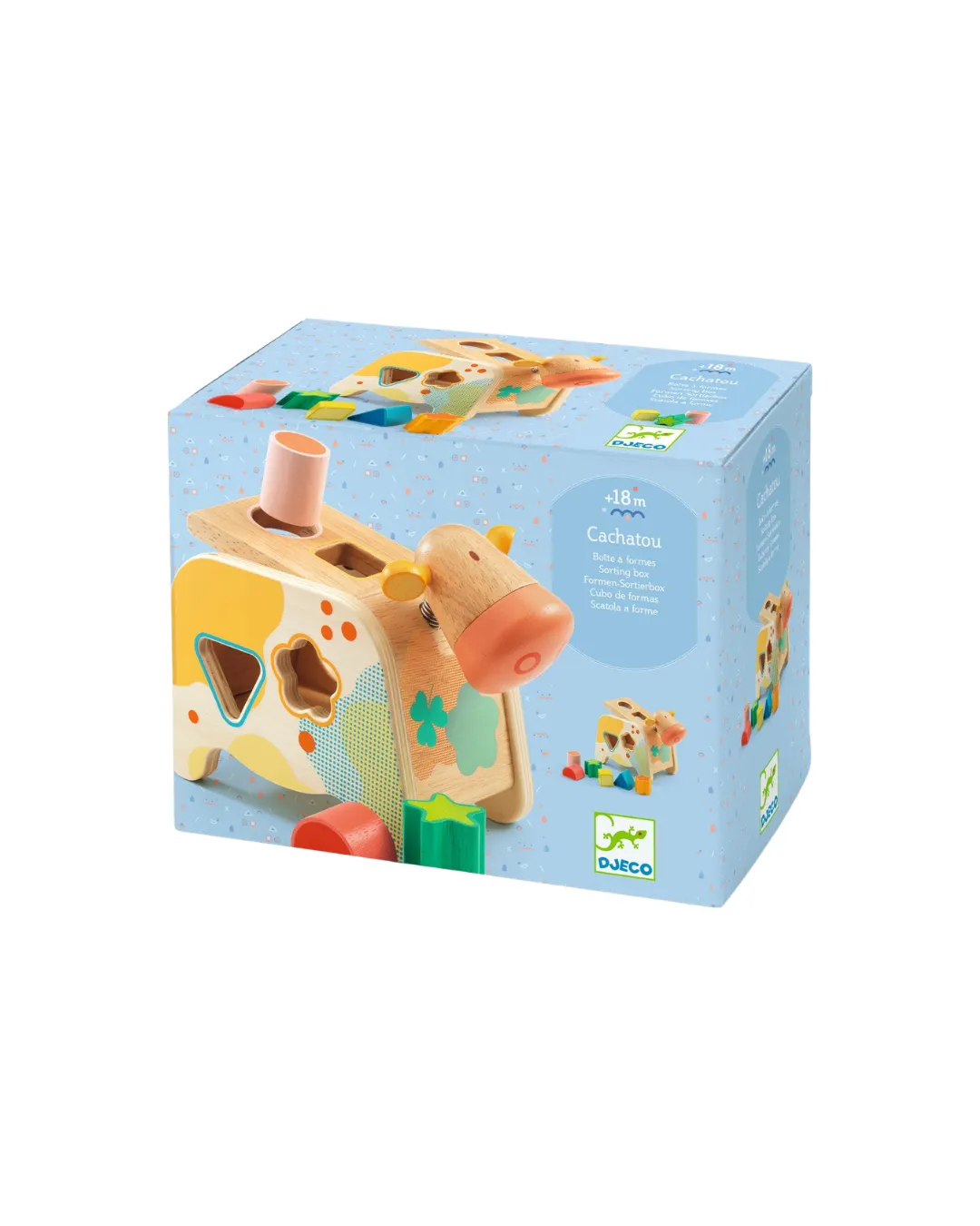 Djeco - drewniany sorter Krówka