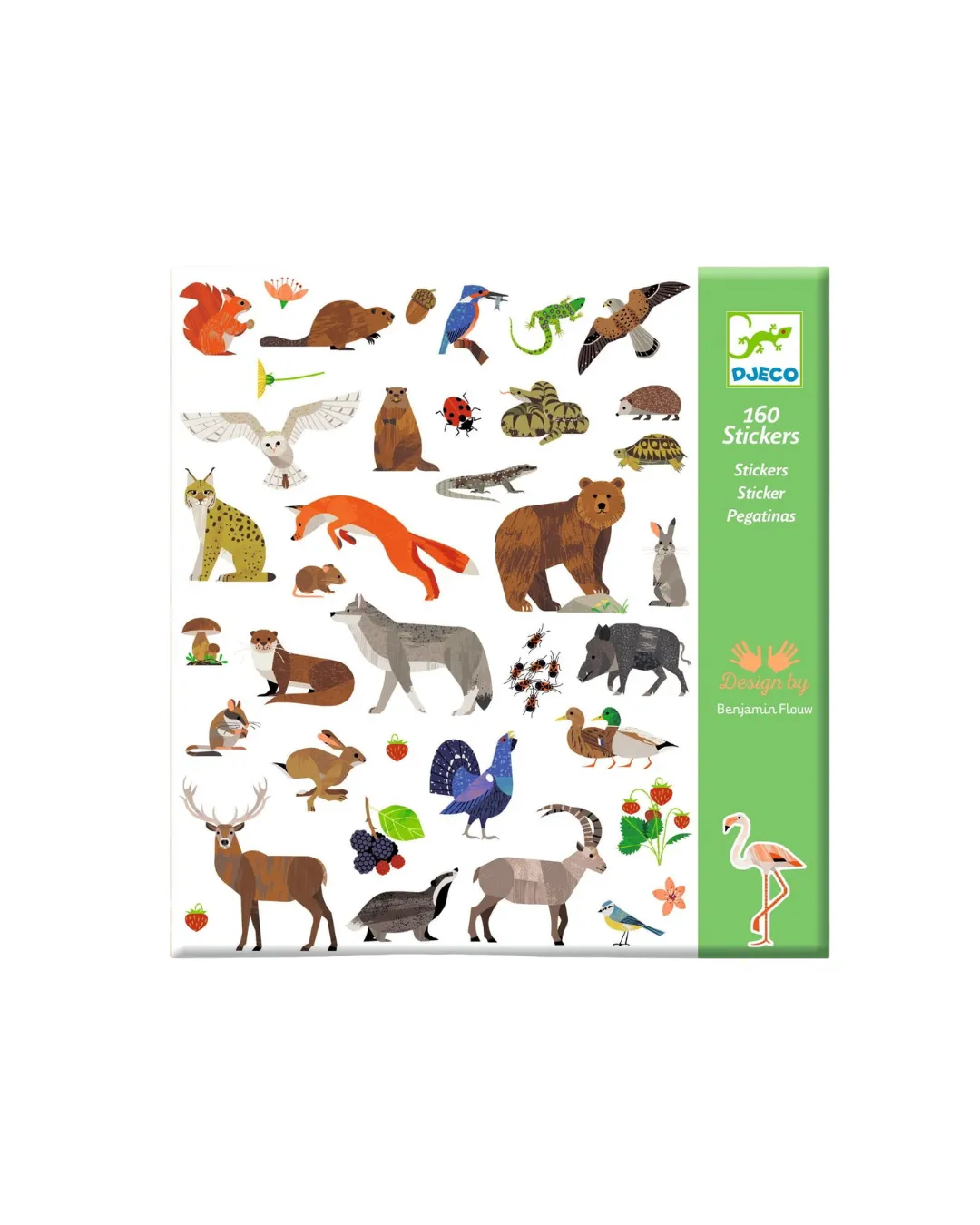 Djeco - naklejki dla dzieci Fauna