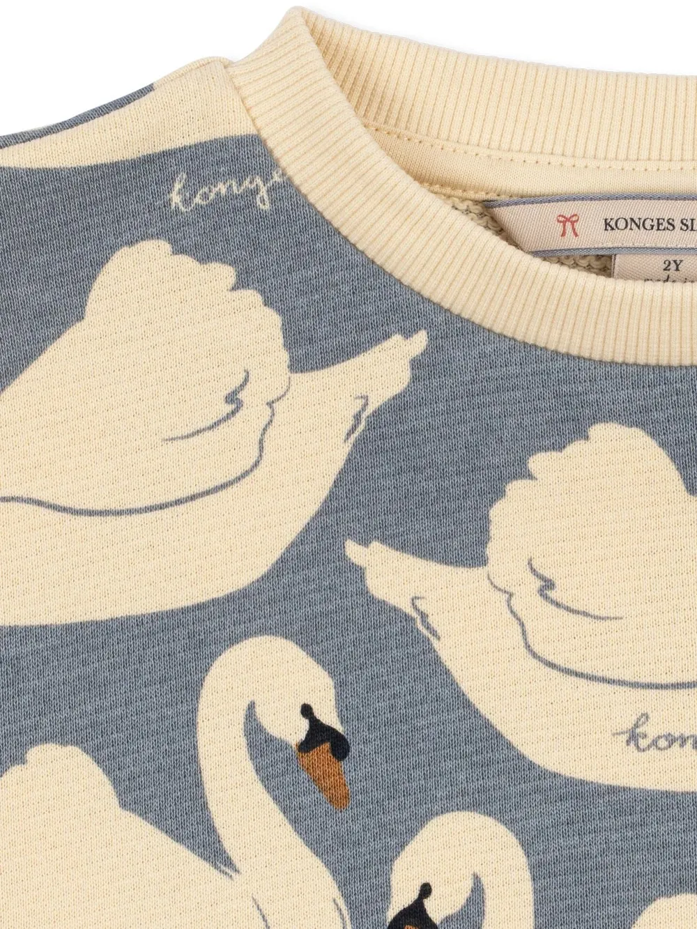Konges Sløjd - bluza bawełniana Loupy Swan Konges Sløjd - bluza bawełniana Loupy Swan