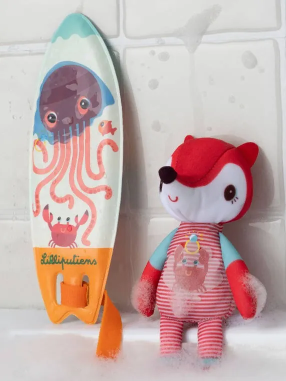 Lilliputiens - przytulanka do kąpieli dla dzieci surfer Lisiczka Alice
