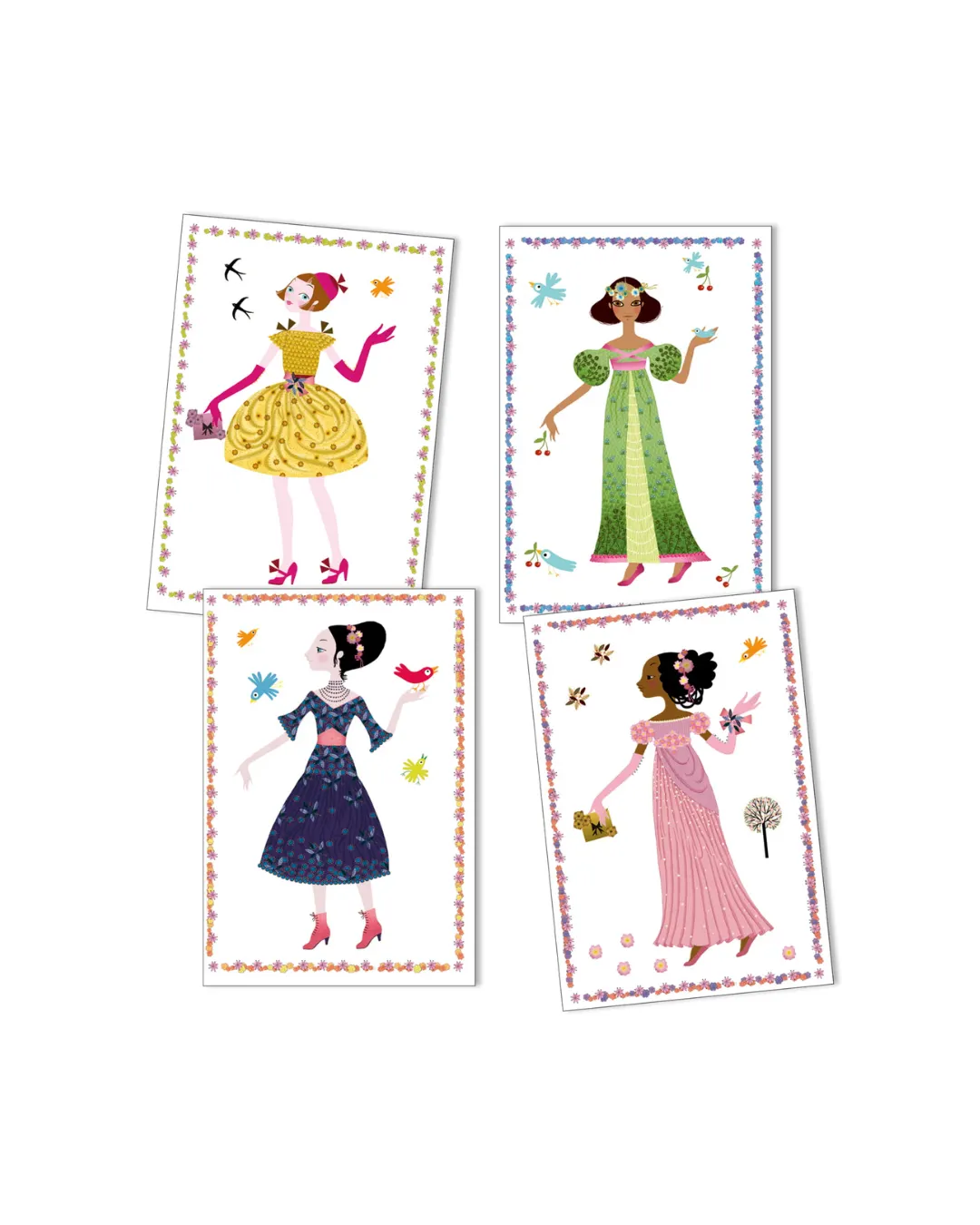 Djeco - zestaw z naklejkami Ubrania sezonowe Djeco - zestaw z naklejkami Ubrania sezonowe