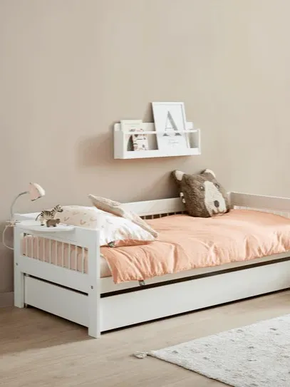 LIFETIME Kidsrooms - łóżko pojedyncze Breeze White Standard