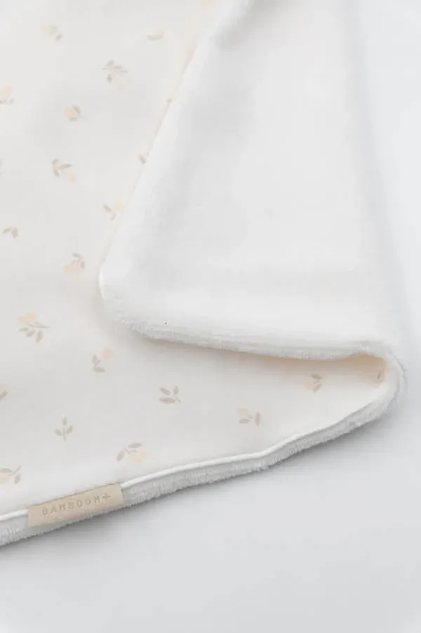 Bamboom - bambusowo-pluszowy kocyk dziecięcy dwustronny 140x100 cm Tulips