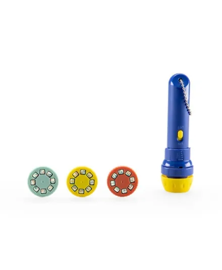 Moulin Roty - latarka z projektorem z serii Pomme des Bois Moulin Roty - latarka z projektorem z serii Pomme des Bois