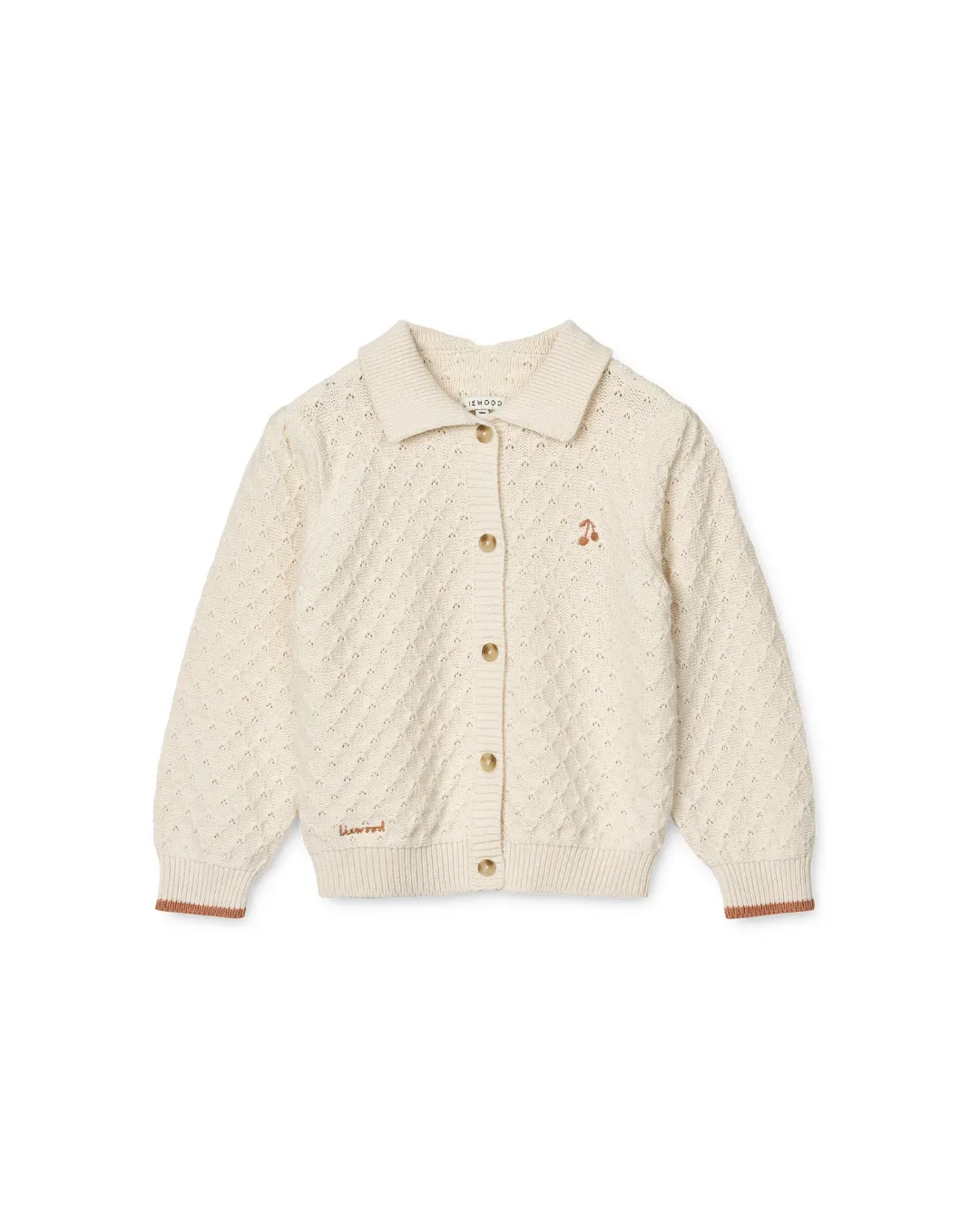 Liewood - kardigan dzianinowy dziecięcy Jane sandy