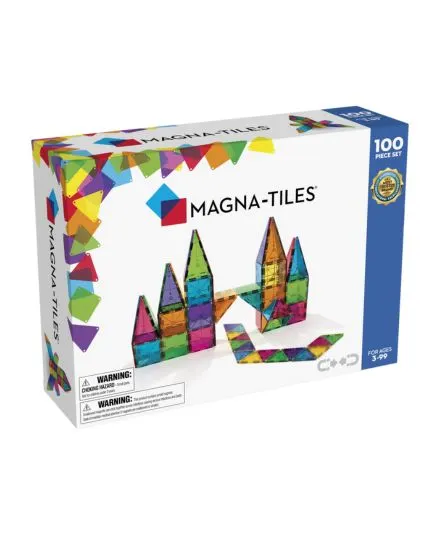 Magna-Tiles - klocki magnetyczne Classic duży zestaw 100 elementów Magna-Tiles - klocki magnetyczne Classic duży zestaw 100 elementów