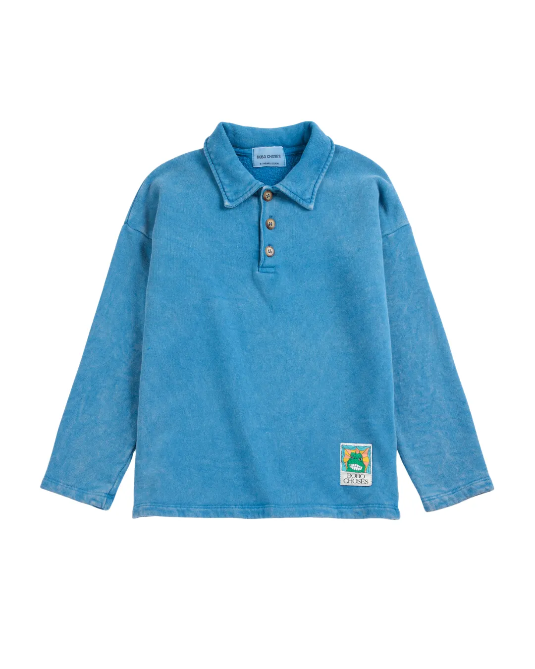 BOBO CHOSES - Bluza dziecięca Beast Tag Polo Sweatshirt BOBO CHOSES - Bluza dziecięca Beast Tag Polo Sweatshirt