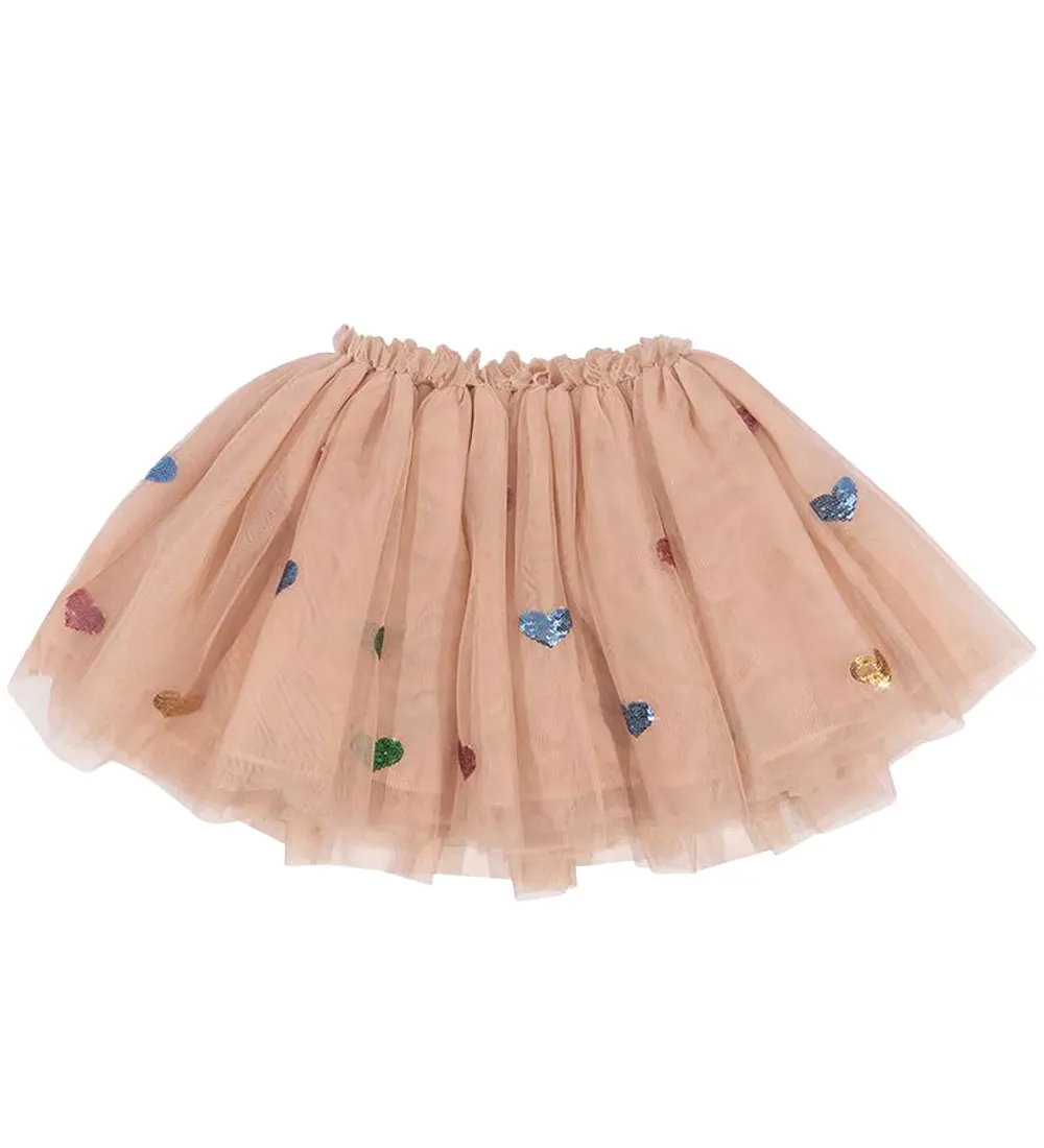 Konges Sløjd - tiulowa spódniczka tutu Yvonne Skirt Coeur Sequins Konges Sløjd - tiulowa spódniczka tutu Yvonne Skirt Coeur Sequins