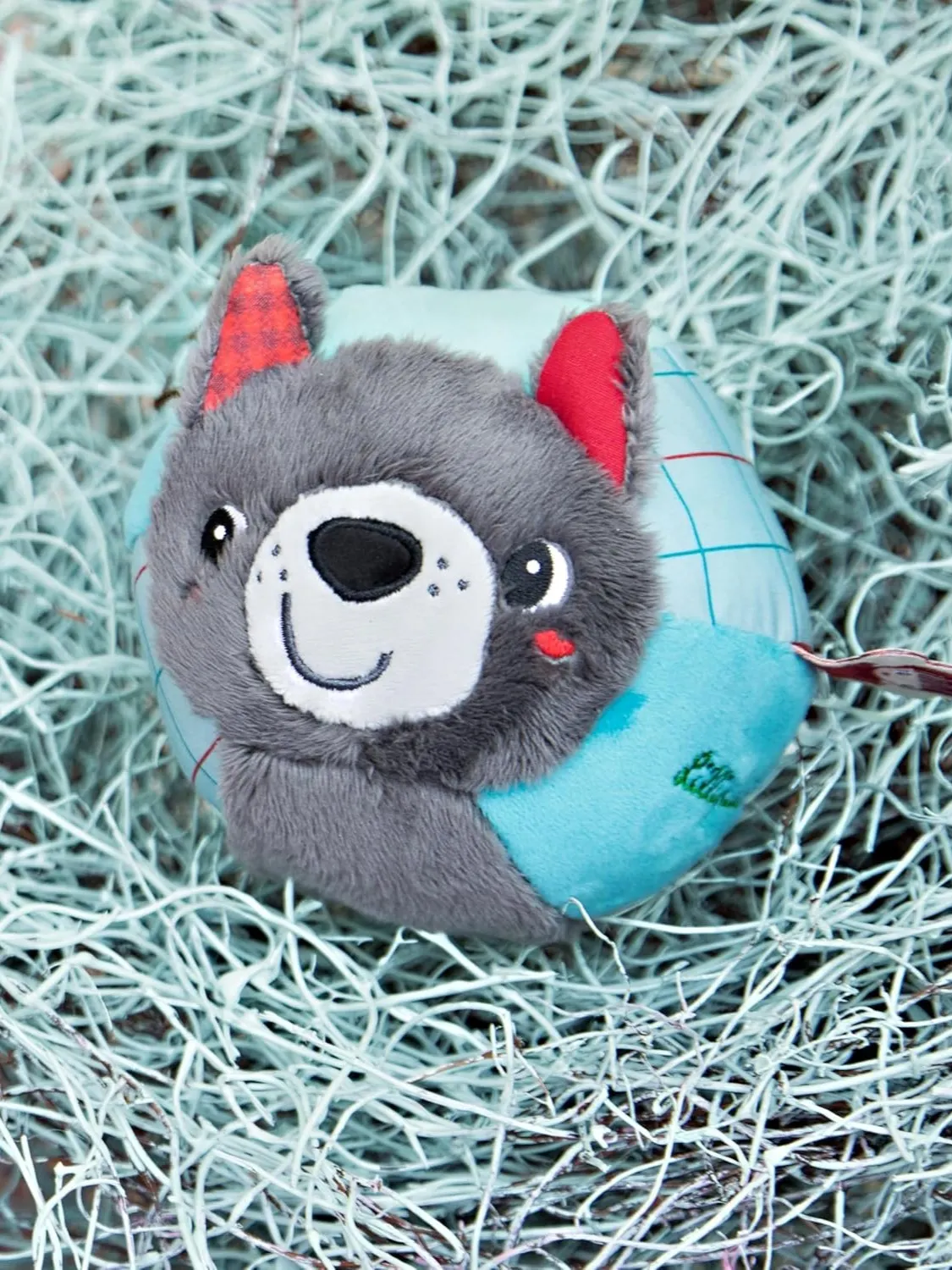 Lilliputiens - piłeczka sensoryczna z dzwoneczkiem Wilk Louis