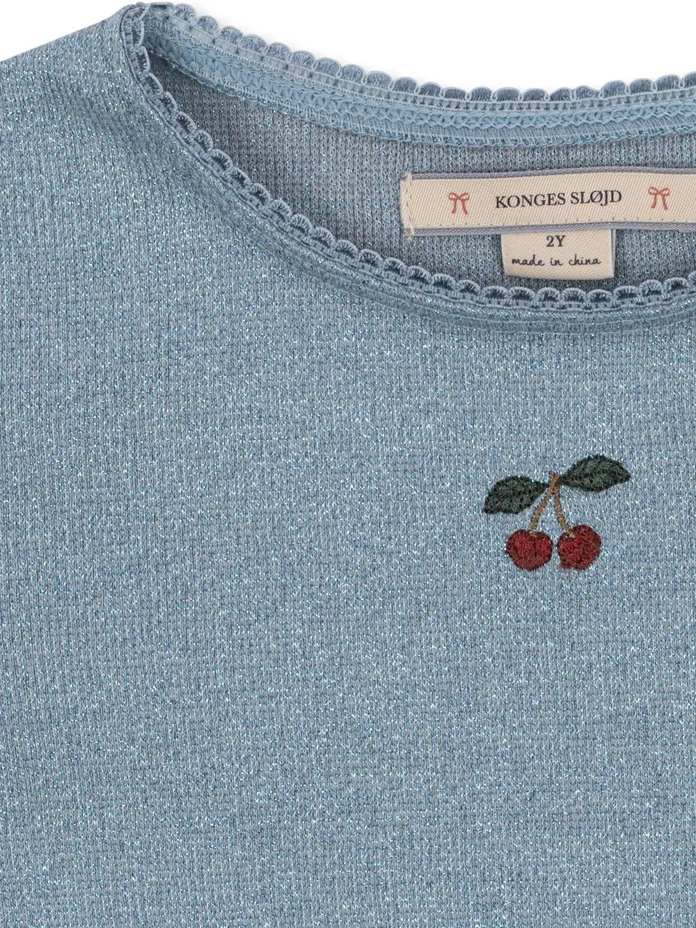 Konges Sløjd - prążkowana bluzka dziecięca ROLI Blouse Sleet Konges Sløjd - prążkowana bluzka dziecięca ROLI Blouse Sleet