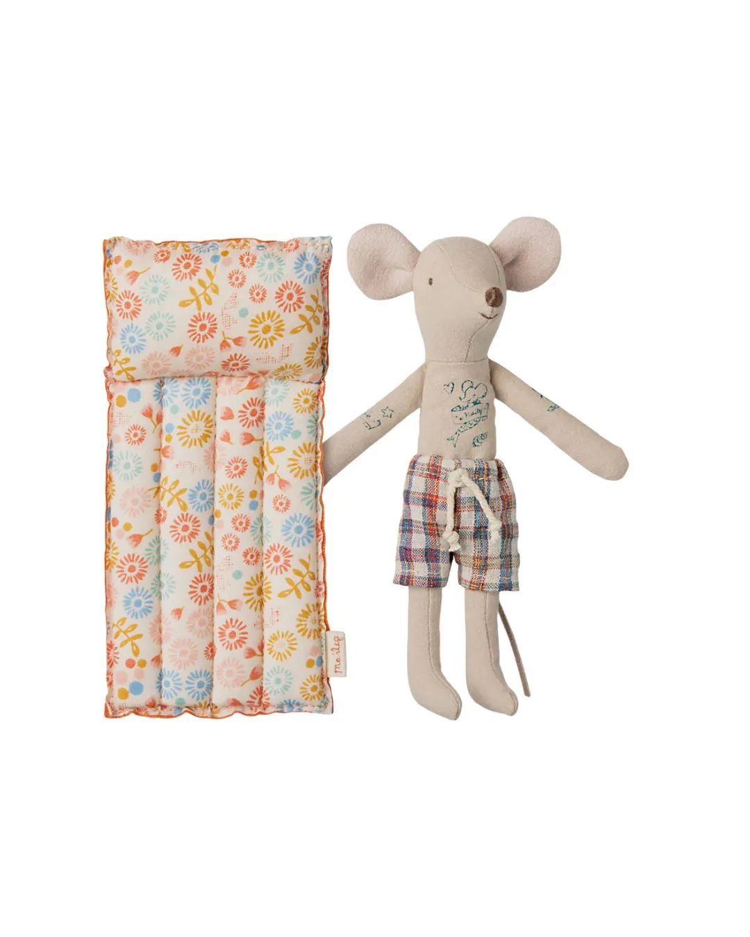 Maileg - myszka plażowa z materacem powietrznym Tata - Kwiatek Maileg - myszka plażowa z materacem powietrznym Tata - Kwiatek