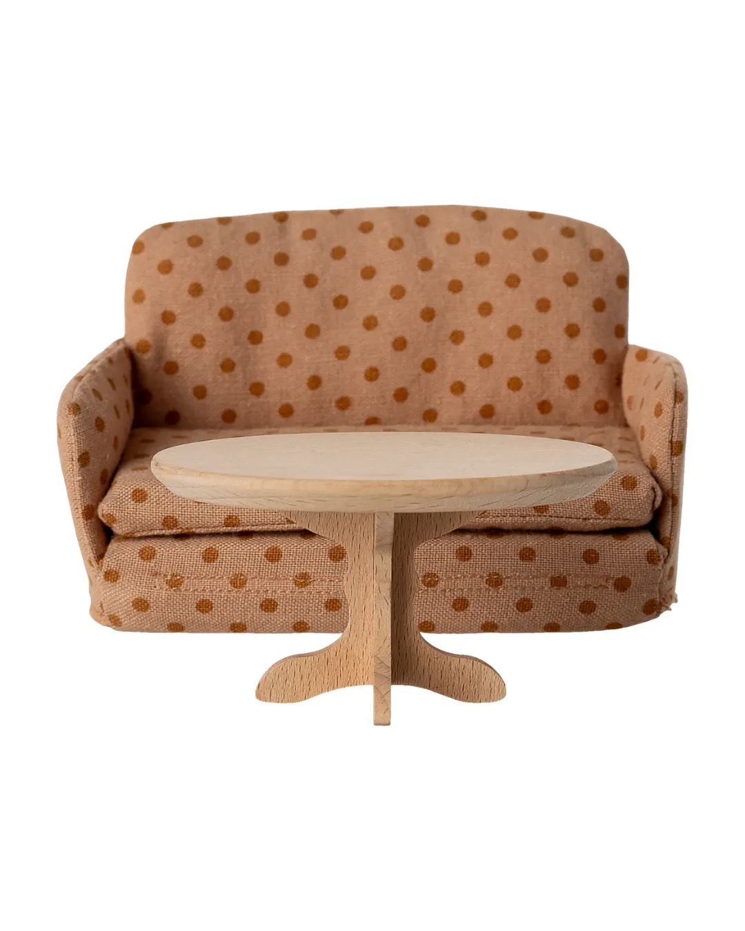 Maileg - stolik kawowy owalny dla myszek Natura Maileg - stolik kawowy owalny dla myszek Natura