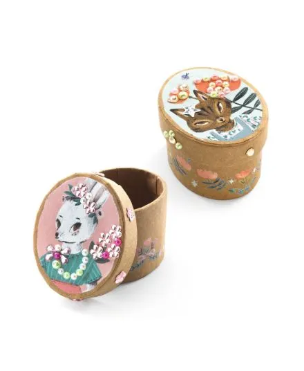 Djeco - zestaw zrób to sam - mini pudełeczka