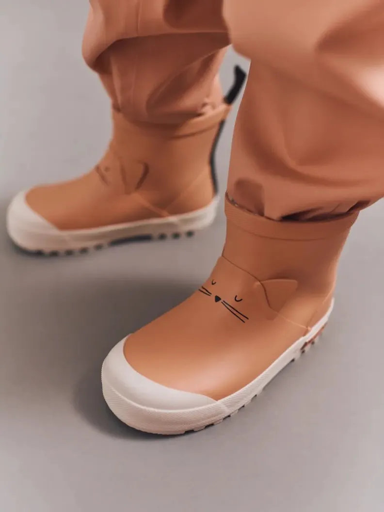 Liewood - ocieplane kalosze Jesse Cat Tuscany Rose