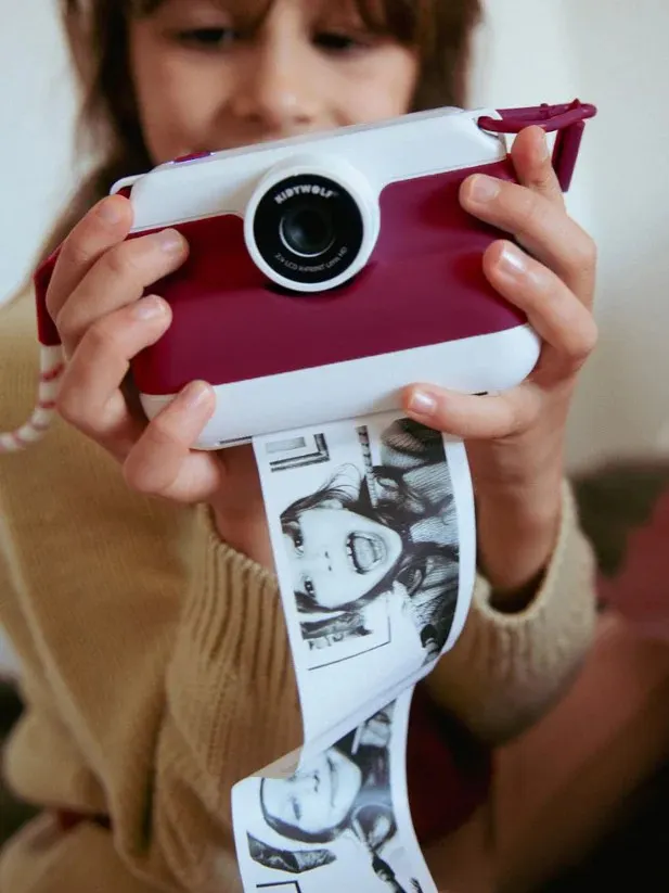 Kidywolf - K-PRINT - aparat z drukarką czerwony