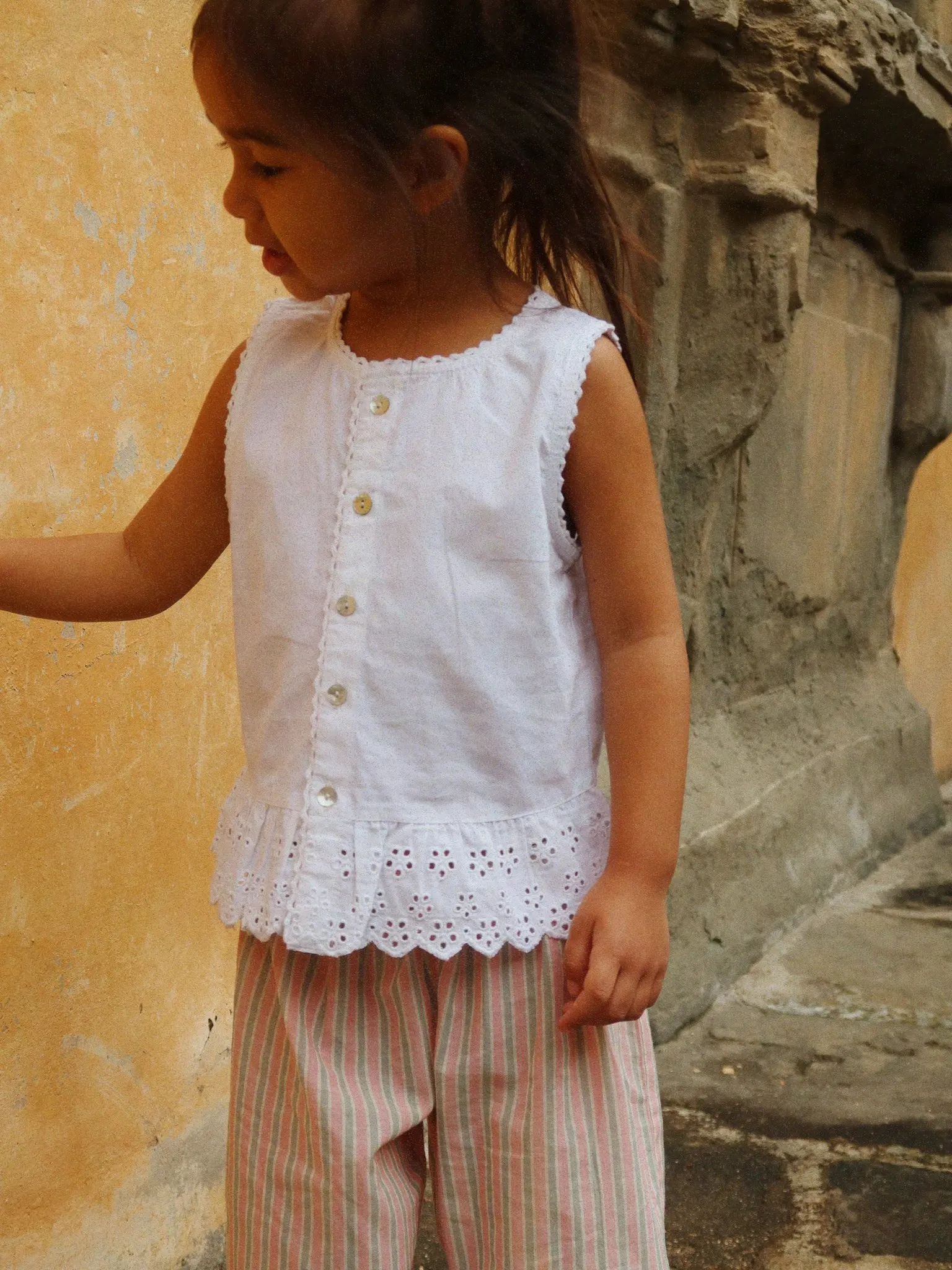 Konges Sløjd - top Evelina Bright White 