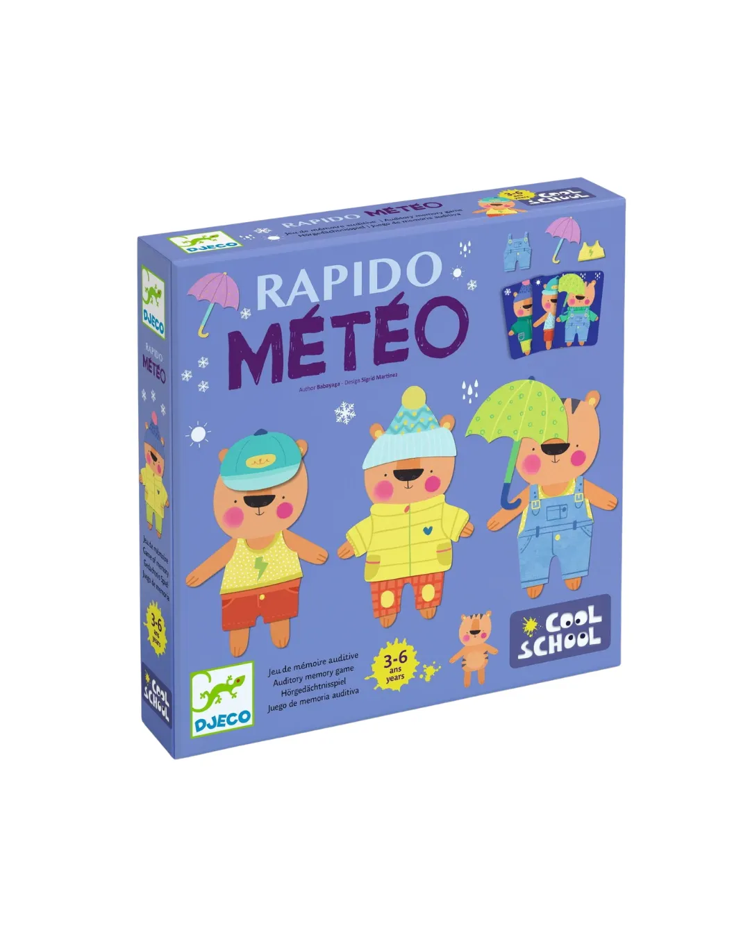 Djeco - edukacyjna gra dla dzieci Rapido Meteo
