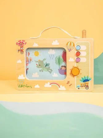 Lilliputiens - Drewniana animowana pozytywka Smok Joe