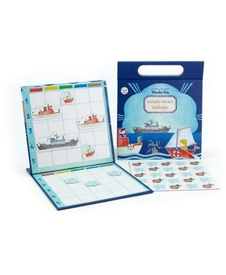 Moulin Roty - magnetyczna gra w statki Moulin Roty - magnetyczna gra w statki