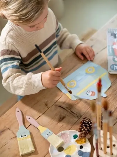 Little Dutch - kreatywny zeszyt z nożyczkami Jim & Friends Little Dutch - kreatywny zeszyt z nożyczkami Jim & Friends